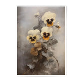 Pansy Photographic Print, Floral Art Print, Botanical Wall Decor, Vintage Flower Print, Home Decor, Art Print - Tawshia